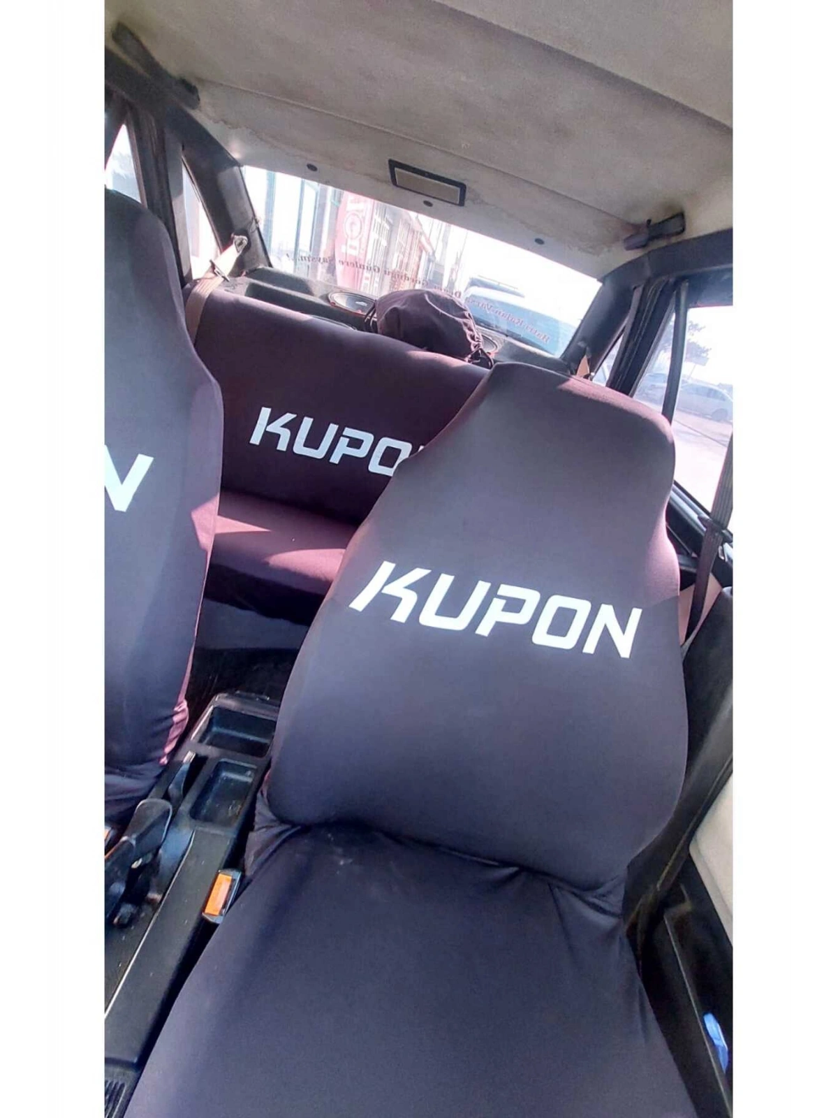 Kupon Baskılı Oto Servis Kılıfı
