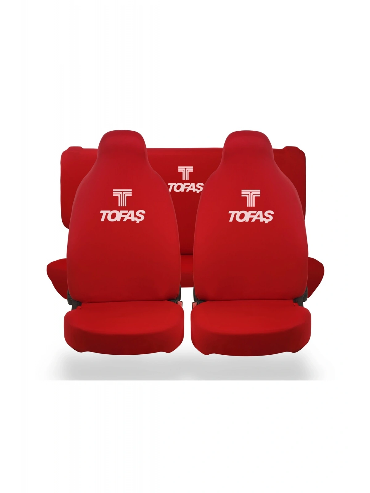 TOFAŞ Araca Uyumlu Oto Koltuk Kılıfı -Araç Penye Koltuk Kılıfı Servis Kılıfı 4 Parça