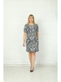 Kadın Büyük Beden Likralı Elbise Iç Göstermez