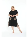 Kadın Siyah Büyük Beden Elbise