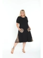 Kadın Siyah Büyük Beden Elbise