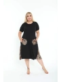 Kadın Siyah Büyük Beden Elbise