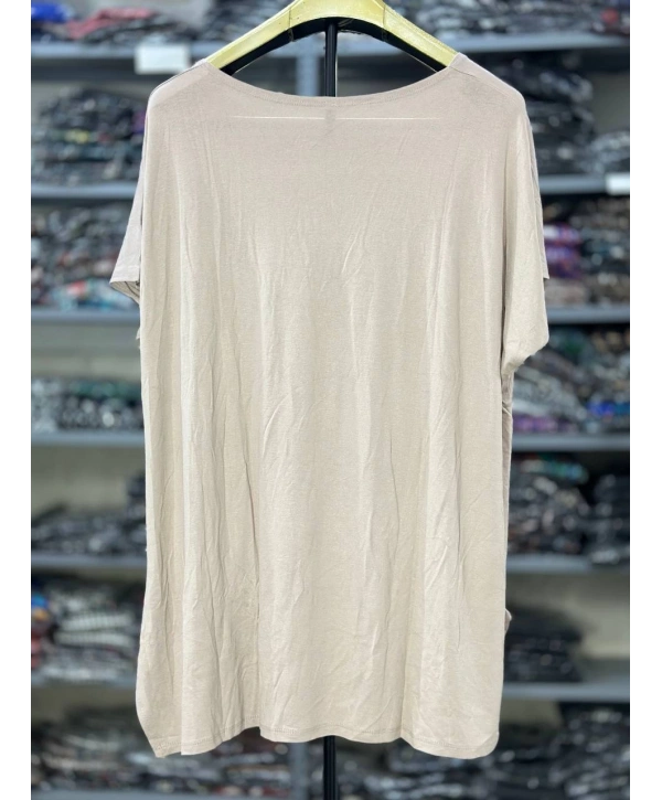 Büyük Beden Çiçek Desenli Bluz 56/62 Bedene Uygun