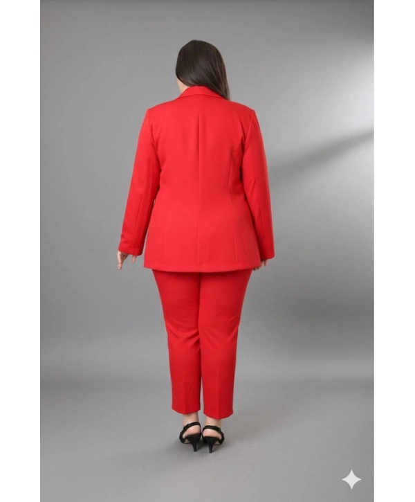 Kadın Dokuma Atlas Kumaş Pantolon Ceket Takım Elbise