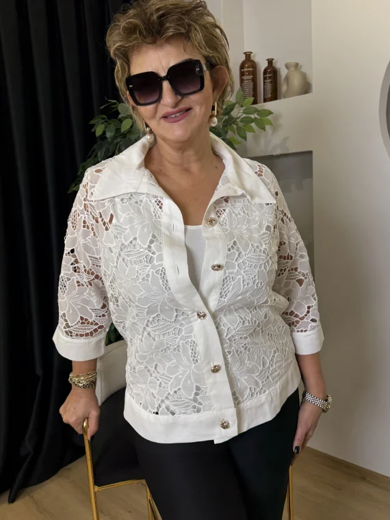 Beyaz Gömlek Takım 5549