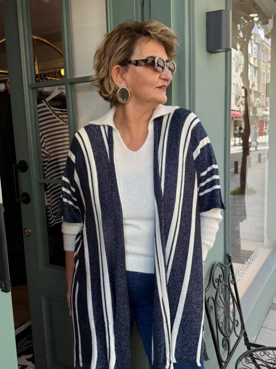 Lacivert Hırka 53508