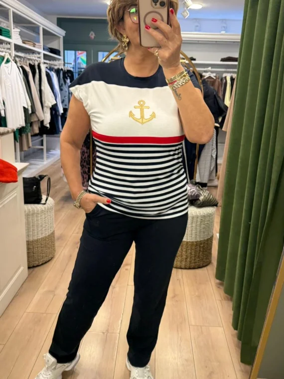 Marine Çizgili İkili Penye Takım 76537