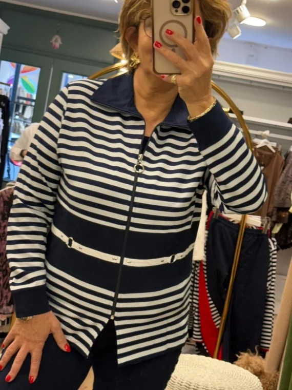 Lacivert Çizgili Tunik Eşofman Takım 76070