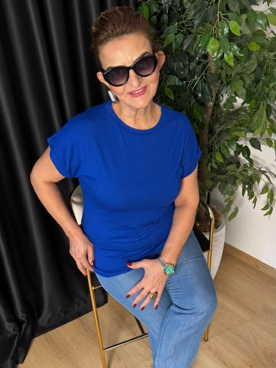 Saks Basic Yuvarlak Yaka Tişört 25Y2004