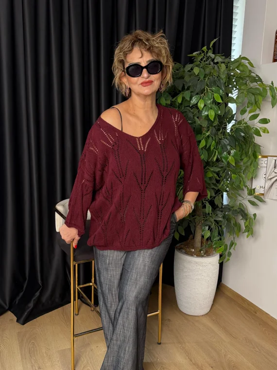 Bordo Merserize Bluz 4800