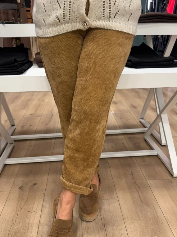 Camel Kadife Pantolon Y8600