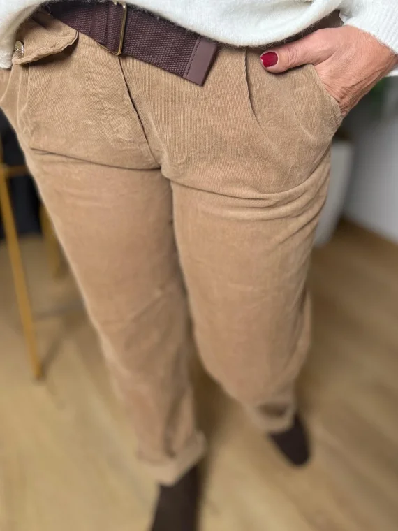 Camel Kemerli Pantolon 6568