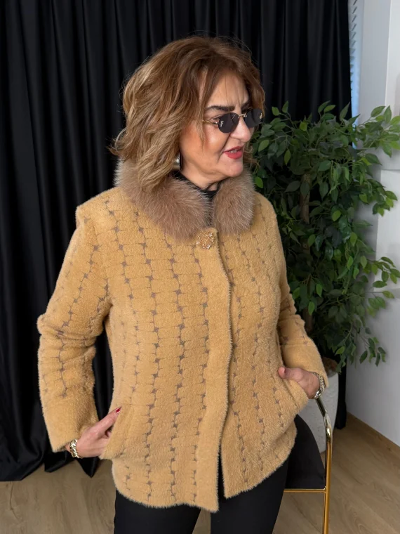 Camel Kürklü Mont 1043