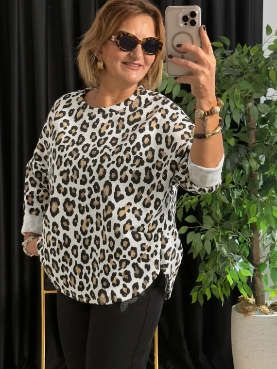 Desenli Bluz 25İTD21581