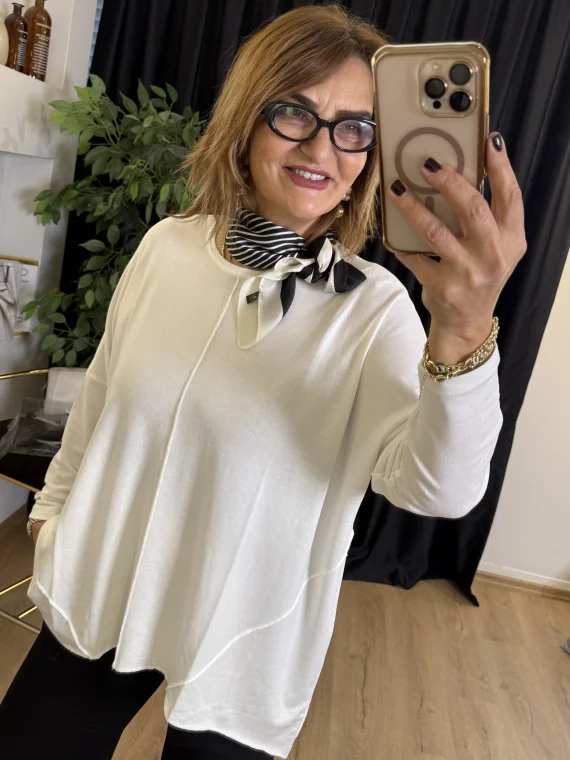 Ekru Triko Tunik 24412