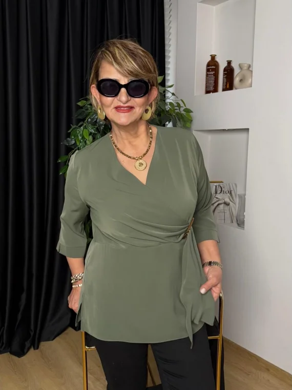 Haki Cesika Bluz 2130