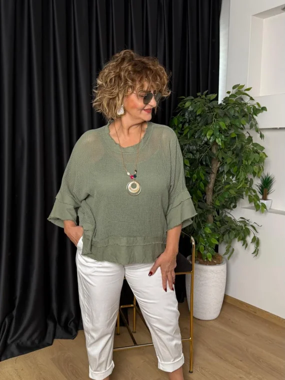 Haki File Bluz 26154