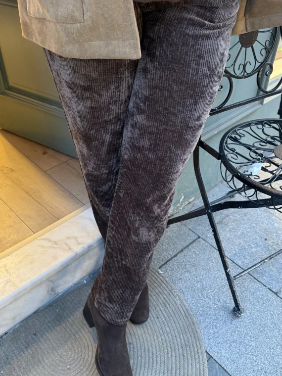 Kahve Kadife Pantolon 8003