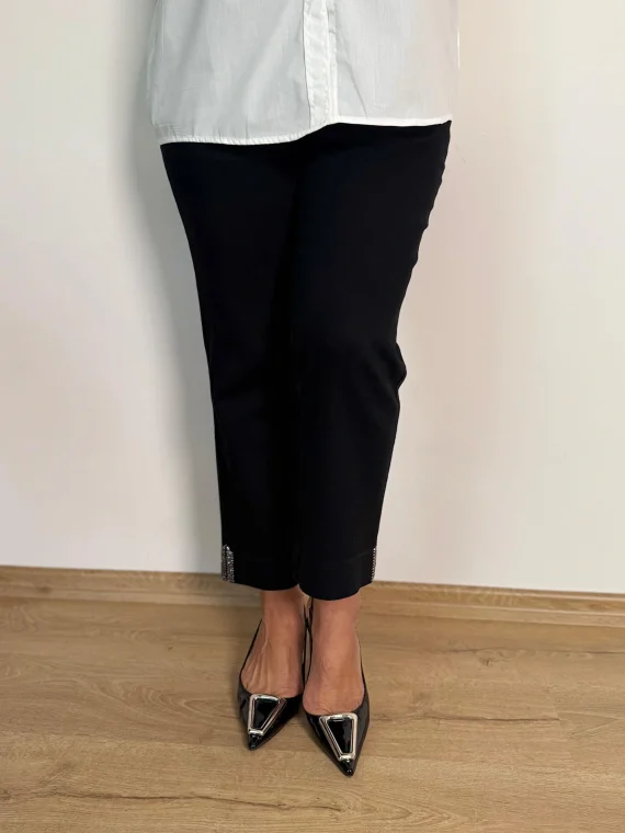 Paçası Taşlı Bilek Boy Pantolon 6243