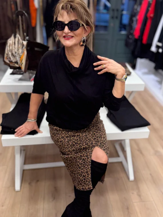 Siyah Degaje Tunik 24711