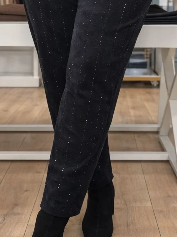 Siyah Taşlı Battal Pantolon ESIN