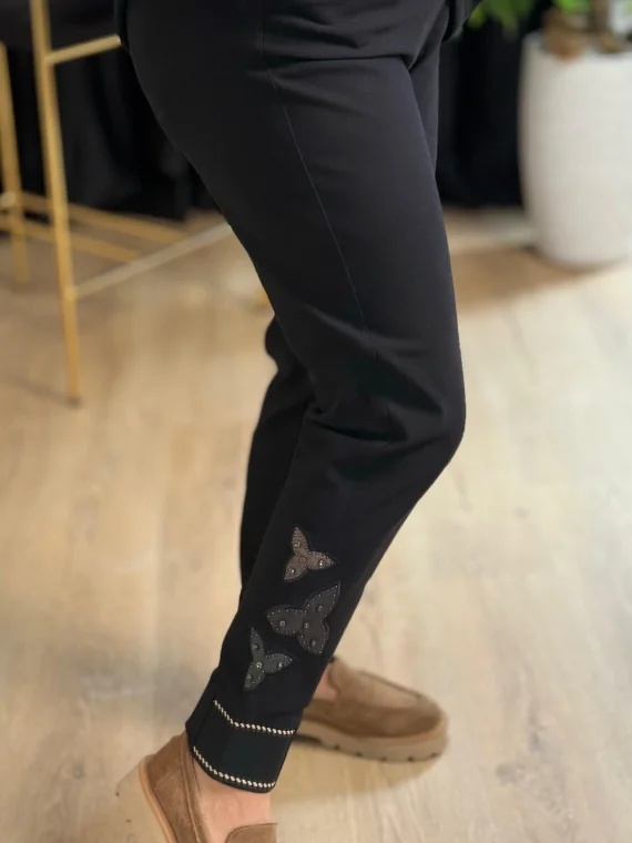 Siyah Taşlı Pantolon 1737