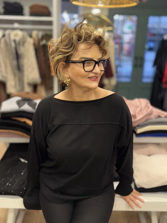 Siyah Triko Kazak 31141