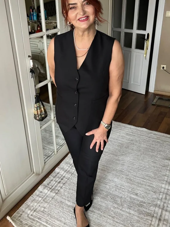 Siyah Yelekli Takım 6107