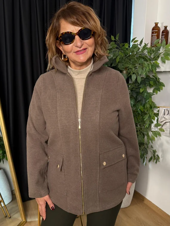 Vizon Cep Kapaklı Fermuarlı Kaban 91547