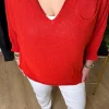 Kırmızı Merserize Bluz 9100