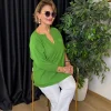 Yeşil Merserize Bluz 9100