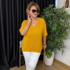 Sarı Merserize Bluz 3232