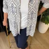 İndigo Etnik Desen İkili Takım 50163