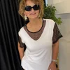 Beyaz Tişört 38070Y