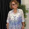 Beyaz İçi Atletli Bluz Takım 3721