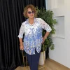 Beyaz İçi Atletli Bluz Takım 3721