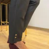Çizgili Beli Lastikli Pantolon 6791
