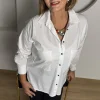 Beyaz Poplin Gömlek 4071