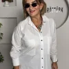 Beyaz Poplin Gömlek 4071