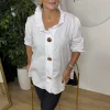 Beyaz Poplin Gömlek 6961