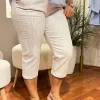 Beyaz Taş Desenli Kapri 431