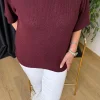 Bordo Merserize Bluz 3232
