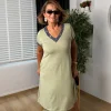 Çağla Rengi Elbise 34532Y