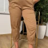 Cappuccıno Tokalı Hasır Kemerli Pantolon 53176