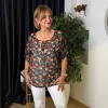 Çiçek Desenli Bluz 33586Y