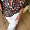 Çiçek Desenli Bluz 33586Y