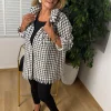 Çizgi Desenli Kaşe Gömlek 26-6181