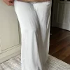 Ekru Saten Pantolon 38792
