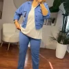 İndigo Ceket Takım 4873