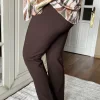 Kahve Bilek Boy Pantolon 6045